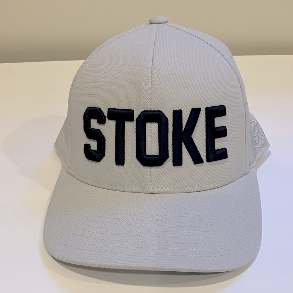 (NWT) G/FORE “STOKE” (OSFA) snap-back hat in nimbus grey (NEW!)
